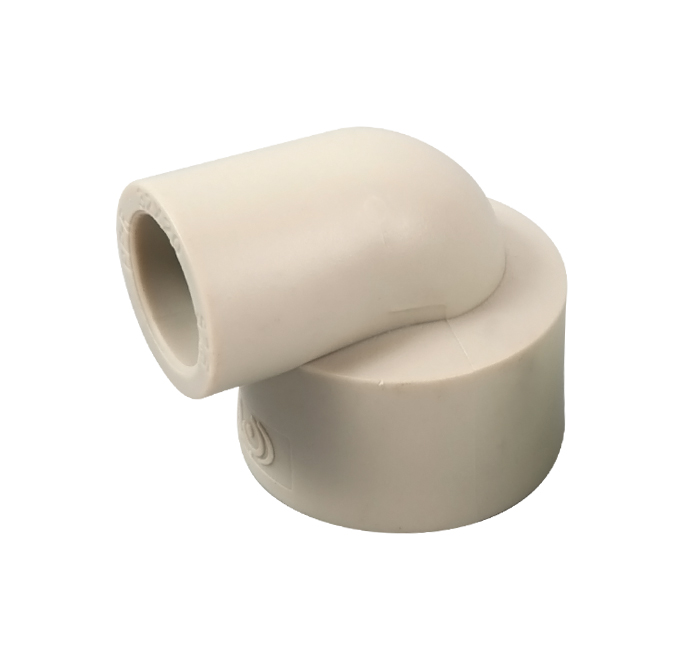 Codo reductor de PPR para montaje de tuberías de plástico